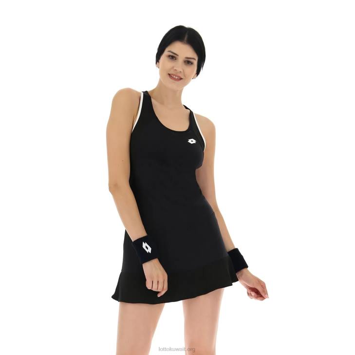 8VJN1011 كله اسود فستان Squadra w ii dress pl Lotto نحيف