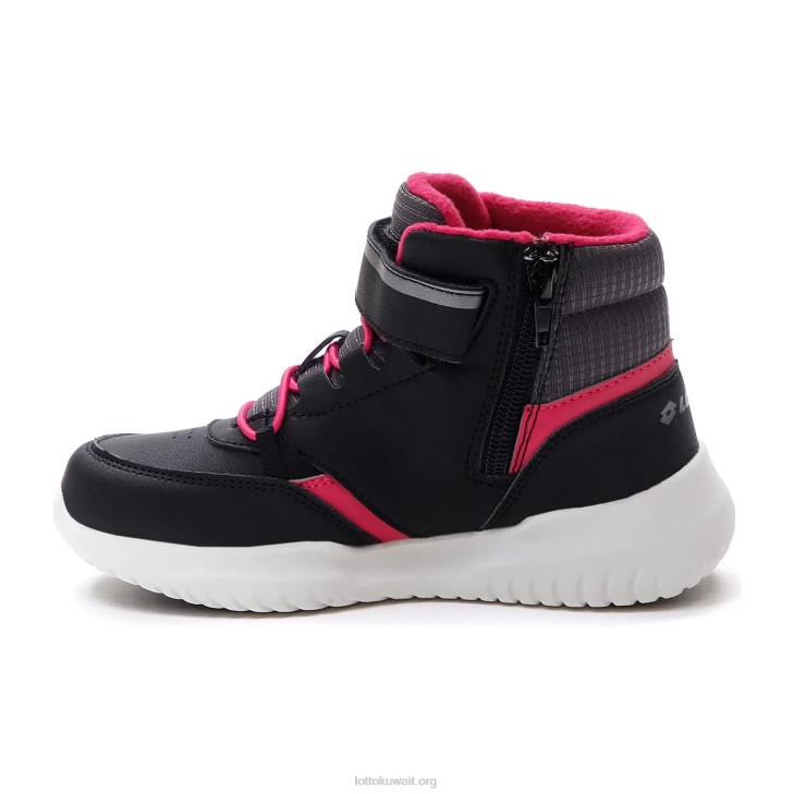 8VJN1052 كل أسود / تيتان جاذبية / بريق وردي fuga amf mid cl sl Lotto أطفال