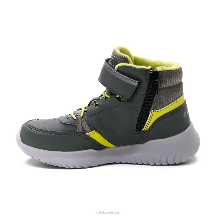 8VJN1054 زعتر أخضر داكن / جاذبية تيتان / أسود بالكامل fuga amf mid cl sl Lotto أطفال