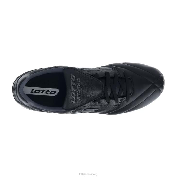 8VJN167 كل أسود / أسفلت stadio 200 iii fg Lotto رجال