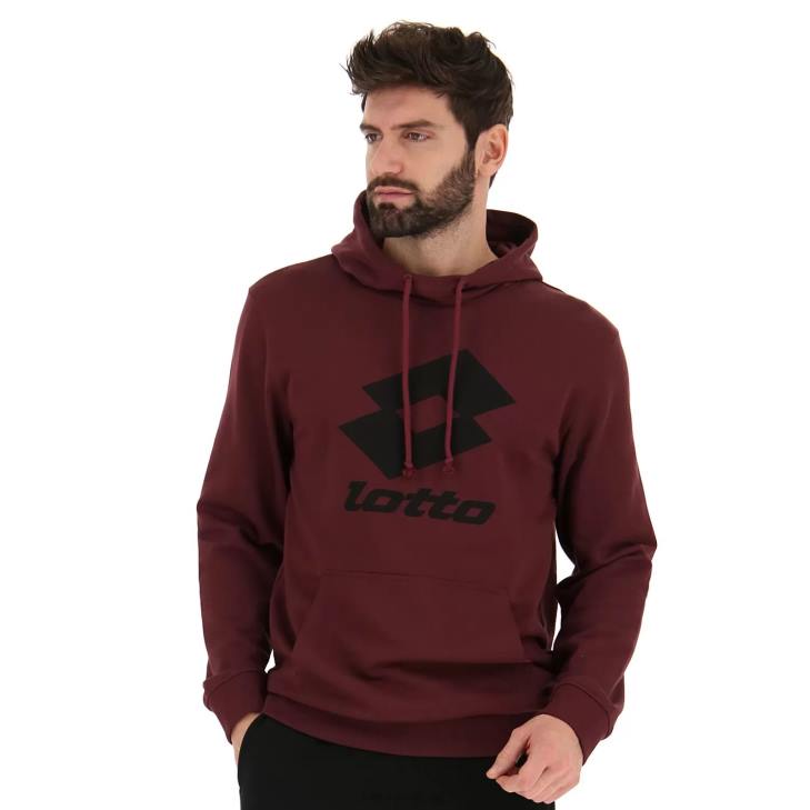 8VJN294 كرم dk أحمر smart ii sweat hd ft Lotto رجال