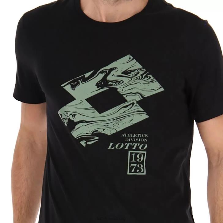8VJN422 كله اسود تي لوزانغا v Lotto رجال