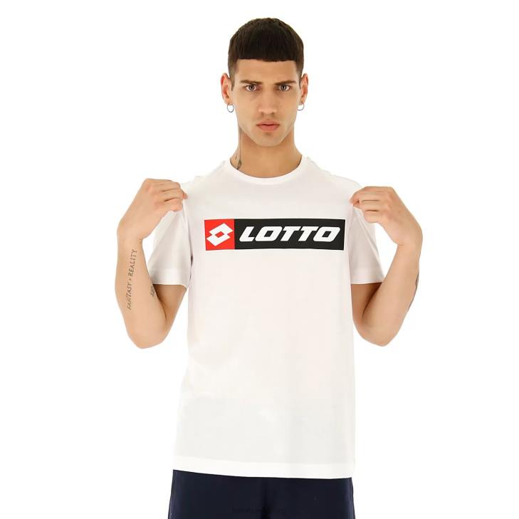8VJN429 ناصعة البياض شعار المحملة Lotto رجال