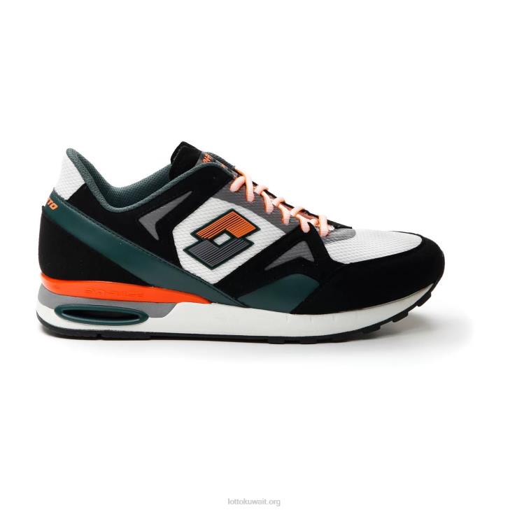 8VJN55 أبيض / كل أسود / أخضر الرحلات synpulse '93 amf Lotto رجال