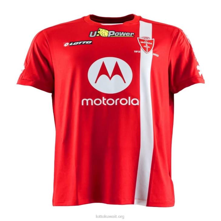 8VJN640 لهب أحمر ac monza home 22/23 أصلية Lotto رجال