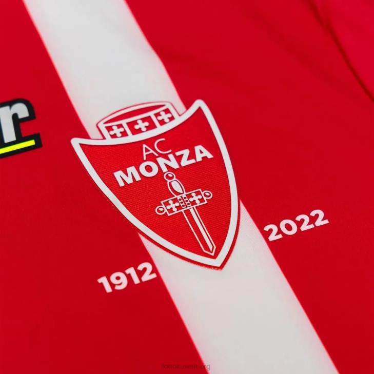 8VJN640 لهب أحمر ac monza home 22/23 أصلية Lotto رجال